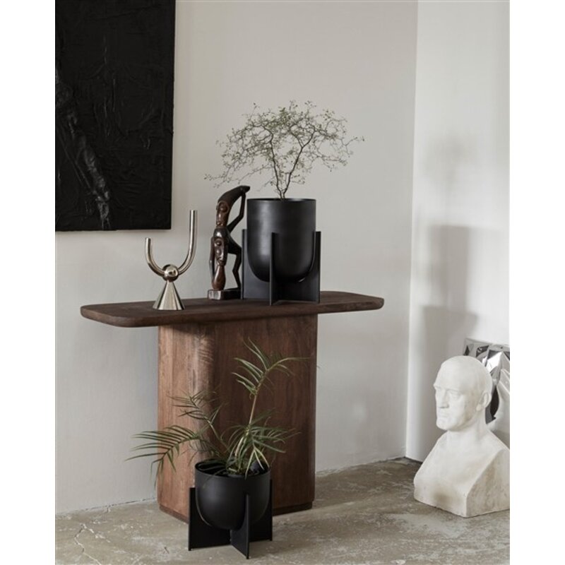 Nordal-collectie CORFU candle holder chrome finish