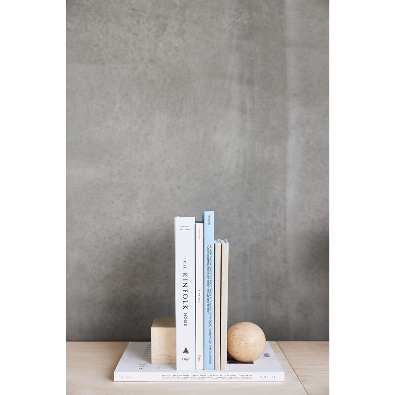 OYOY LIVING Savi Marble Bookend - Square