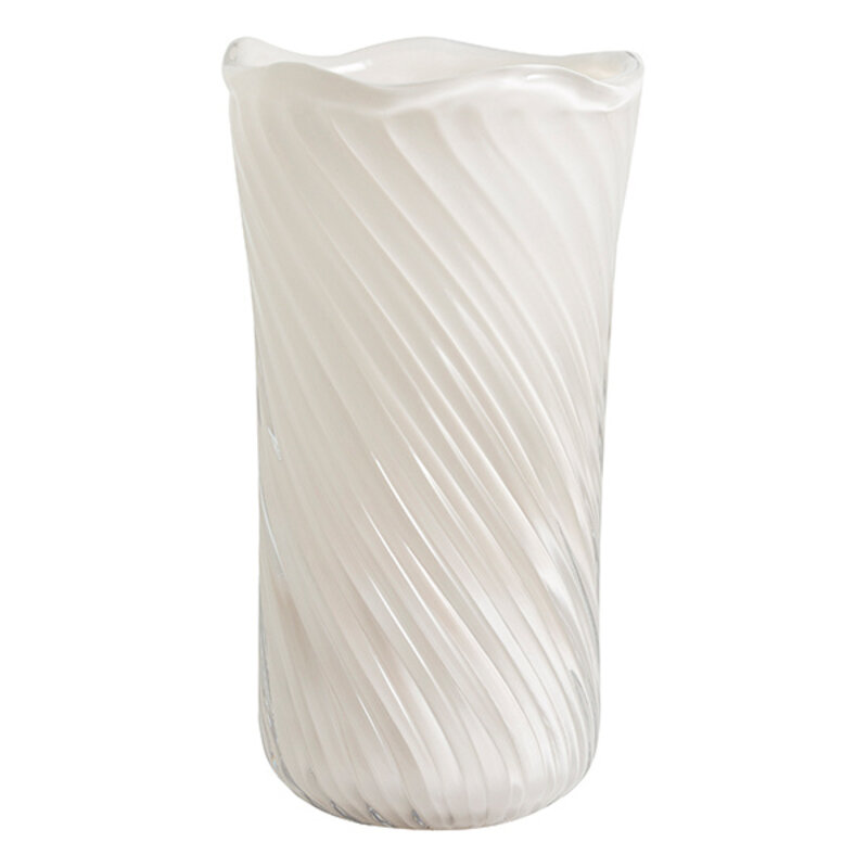 Nordal-collectie KORO vaas glas grijs