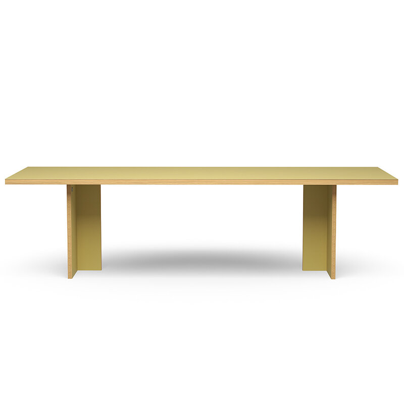 HKliving-collectie Eettafel olijf rechthoekig 280cm