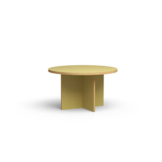 HKLIVING Dining table olive round 130cm