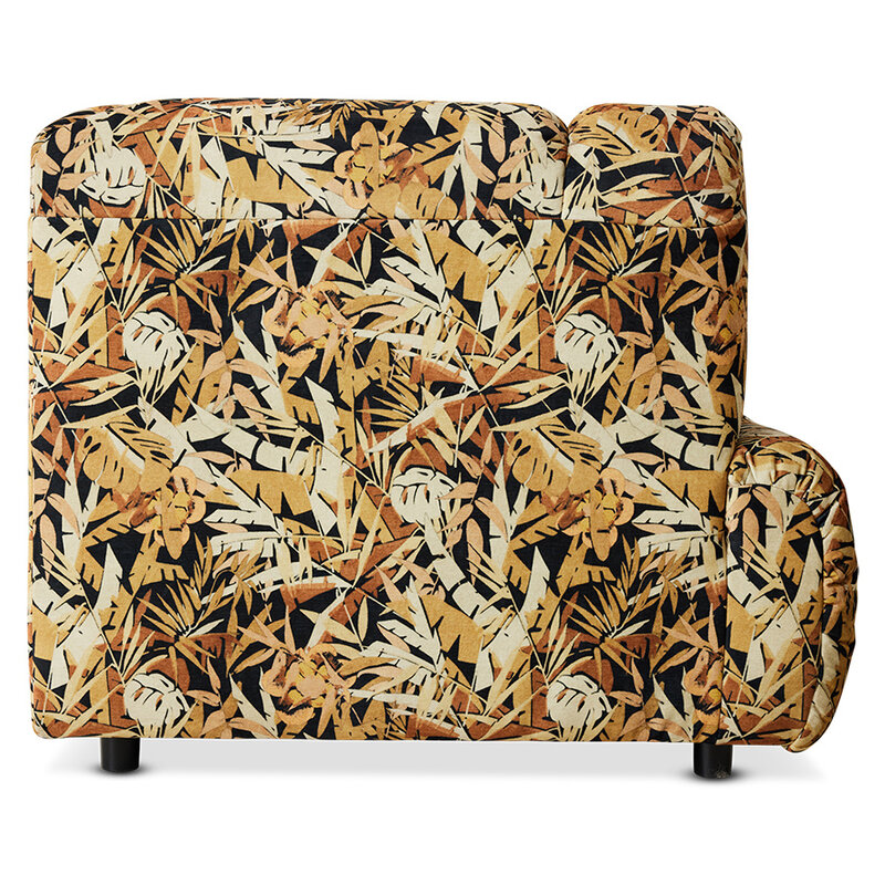 HKLIVING-collectie Wave bank: element links hoge arm printed hollywood