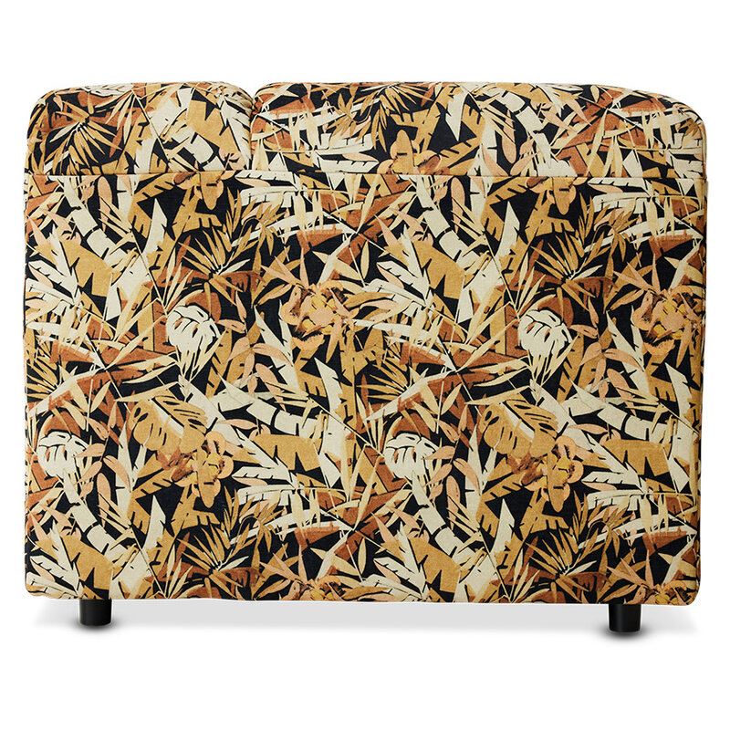 HKLIVING-collectie Wave bank: element links hoge arm printed hollywood