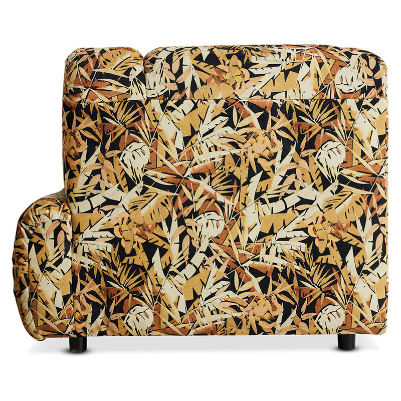 HKLIVING-collectie Wave couch: element right high arm printed hollywood