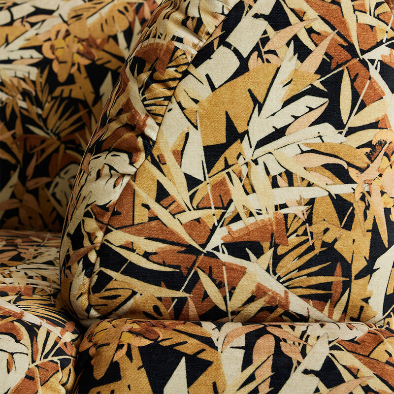HKLIVING-collectie Wave couch: element right high arm printed hollywood