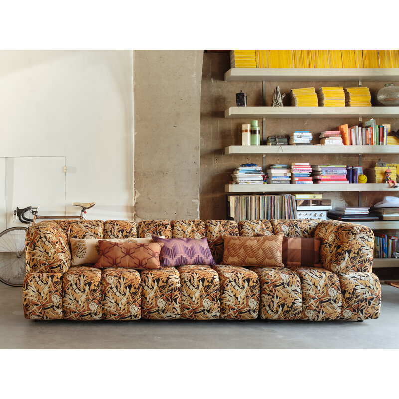 HKLIVING-collectie Wave bank: element rechts lage arm printed hollywood