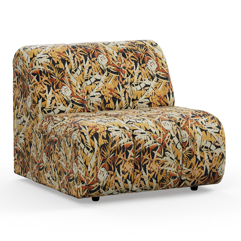 HKLIVING-collectie Wave couch: element middle printed hollywood