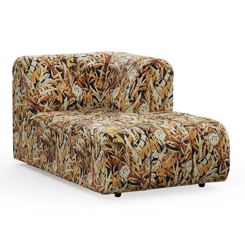 HKLIVING-collectie Wave couch: element right divan printed hollywood