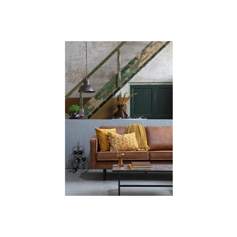 BePureHome-collectie Rodeo Bank 3-zits Cognac