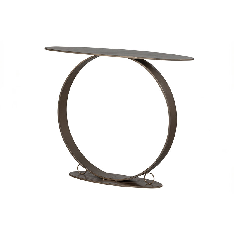 WOOOD-collectie Comic Sidetable Metal Champagne