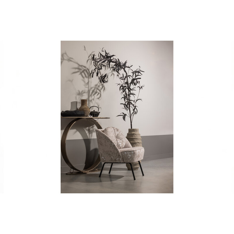 WOOOD-collectie Comic Sidetable Metal Champagne