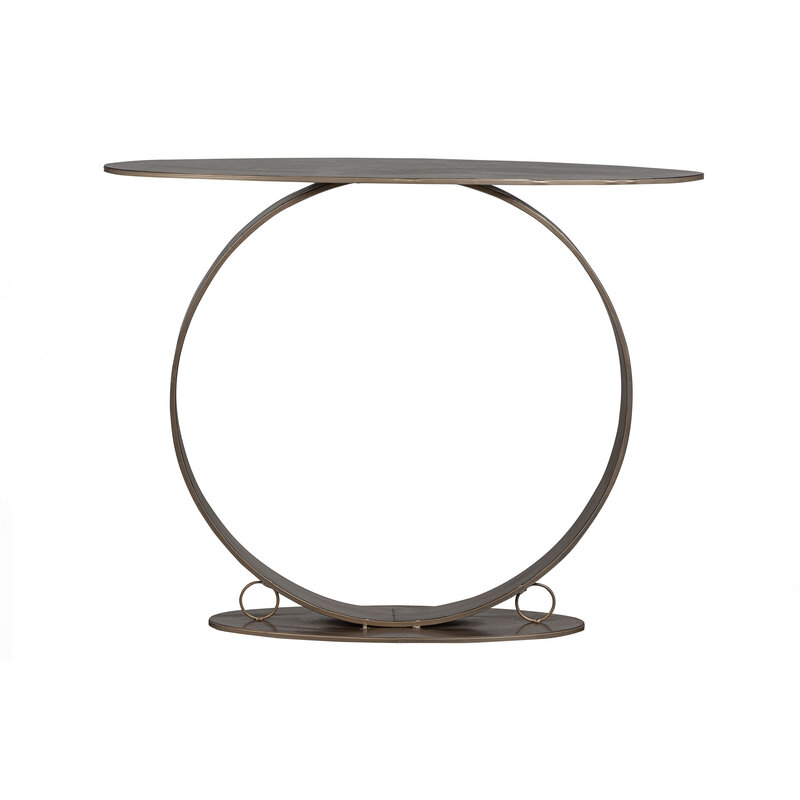 WOOOD-collectie Comic Sidetable Metal Champagne