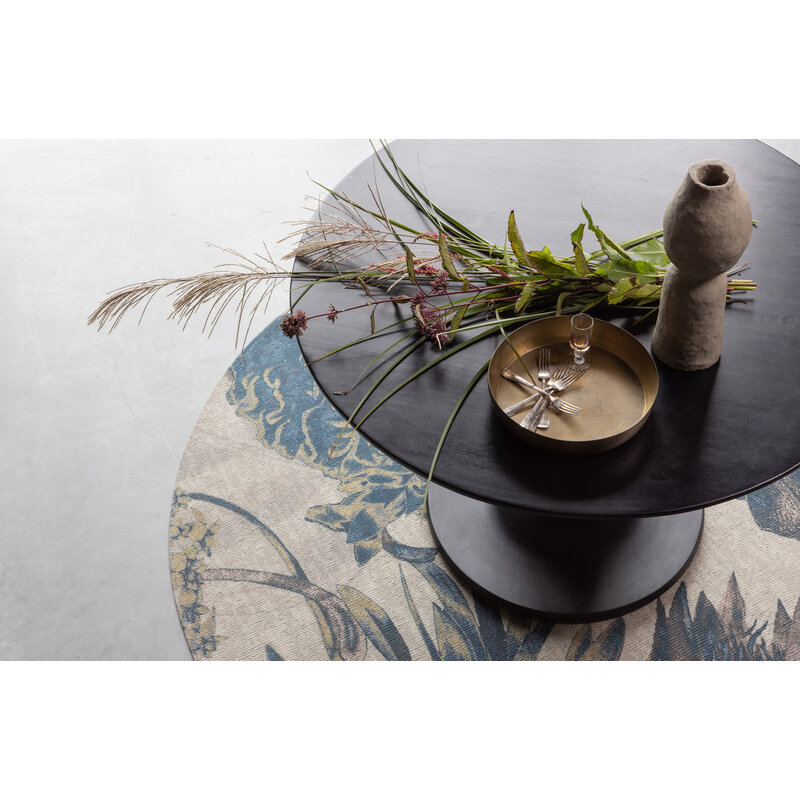 WOOOD-collectie Blanco Dining Table Ø120cm Mango Black