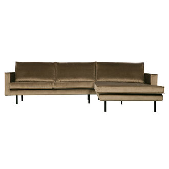 WOOOD Rodeo Chaise Longue Rechts Velvet Taupe
