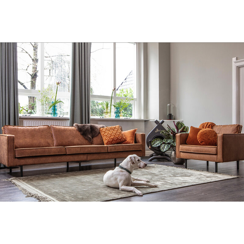 BePureHome-collectie Rodeo Bank 3-zits Cognac