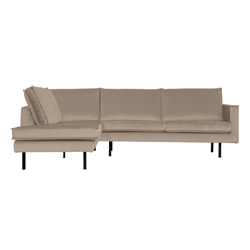 WOOOD-collectie Rodeo Hoekbank Links Velvet Khaki