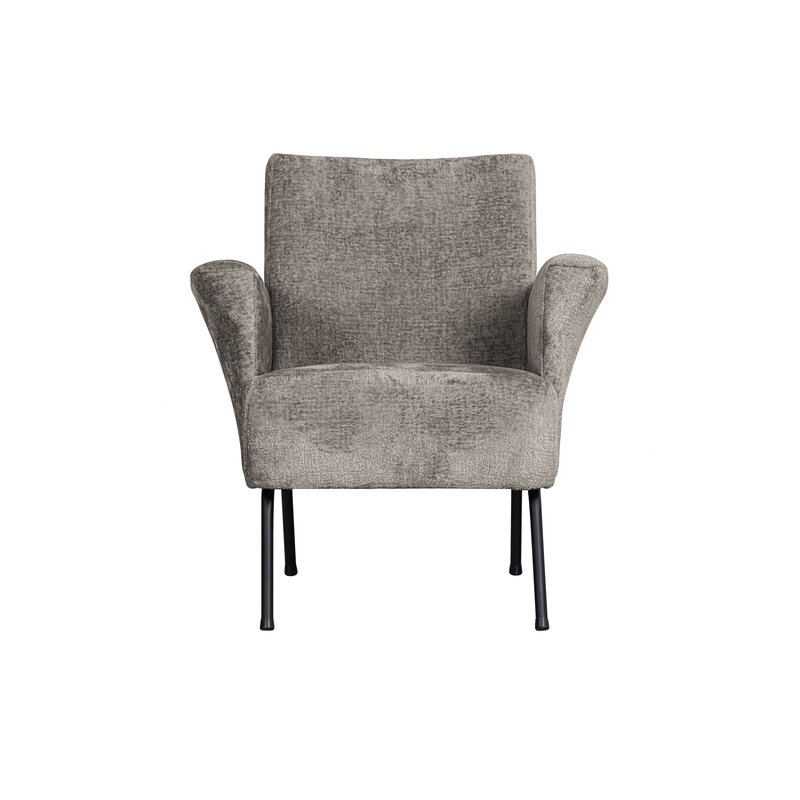 BePureHome-collectie Muse Fauteuil Grof Geweven Stof Taupe