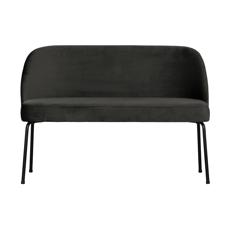 WOOOD-collectie Vogue Dining Bench Velvet Black