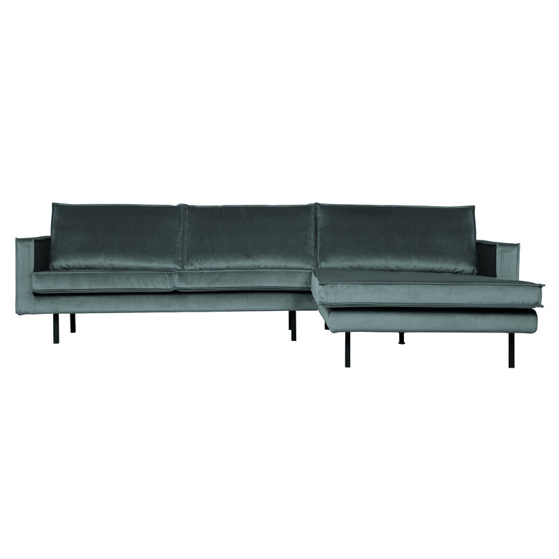 WOOOD-collectie Rodeo Chaise Longue Rechts Velvet Teal