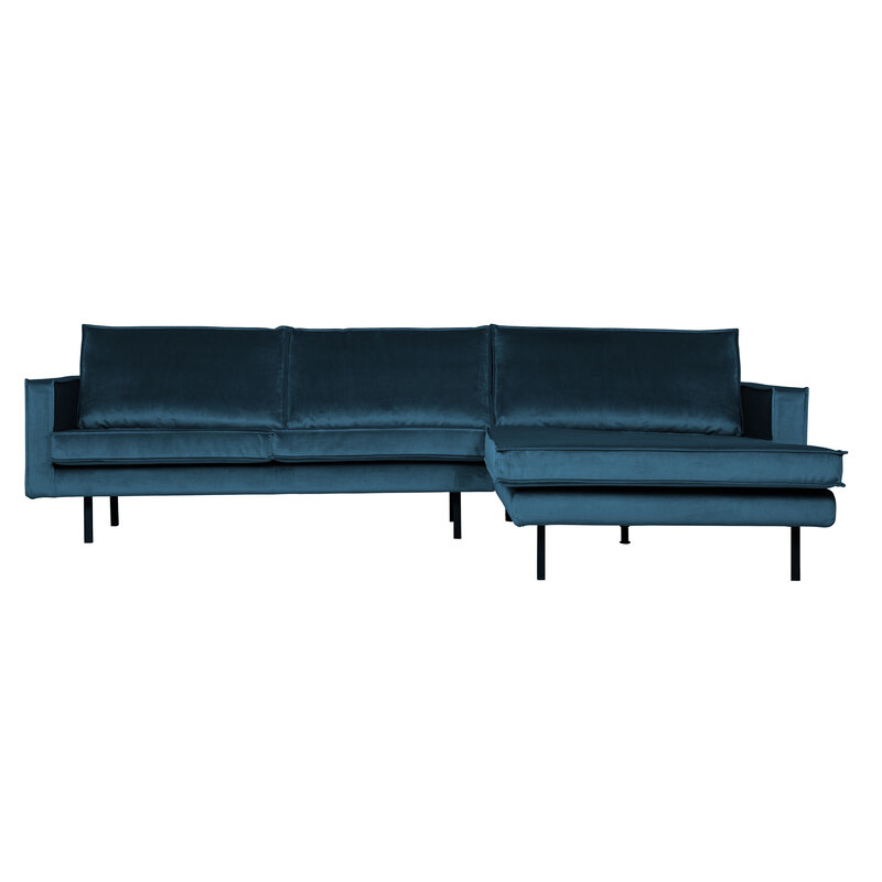WOOOD-collectie Rodeo Chaise Longue Rechts Velvet Blue