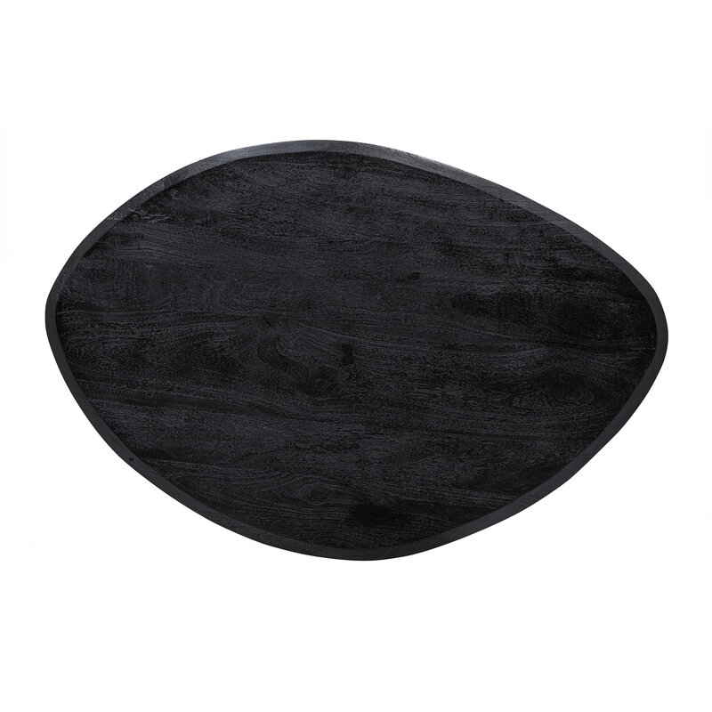 WOOOD-collectie Posture Salontafel Hout Zwart Ø120cm