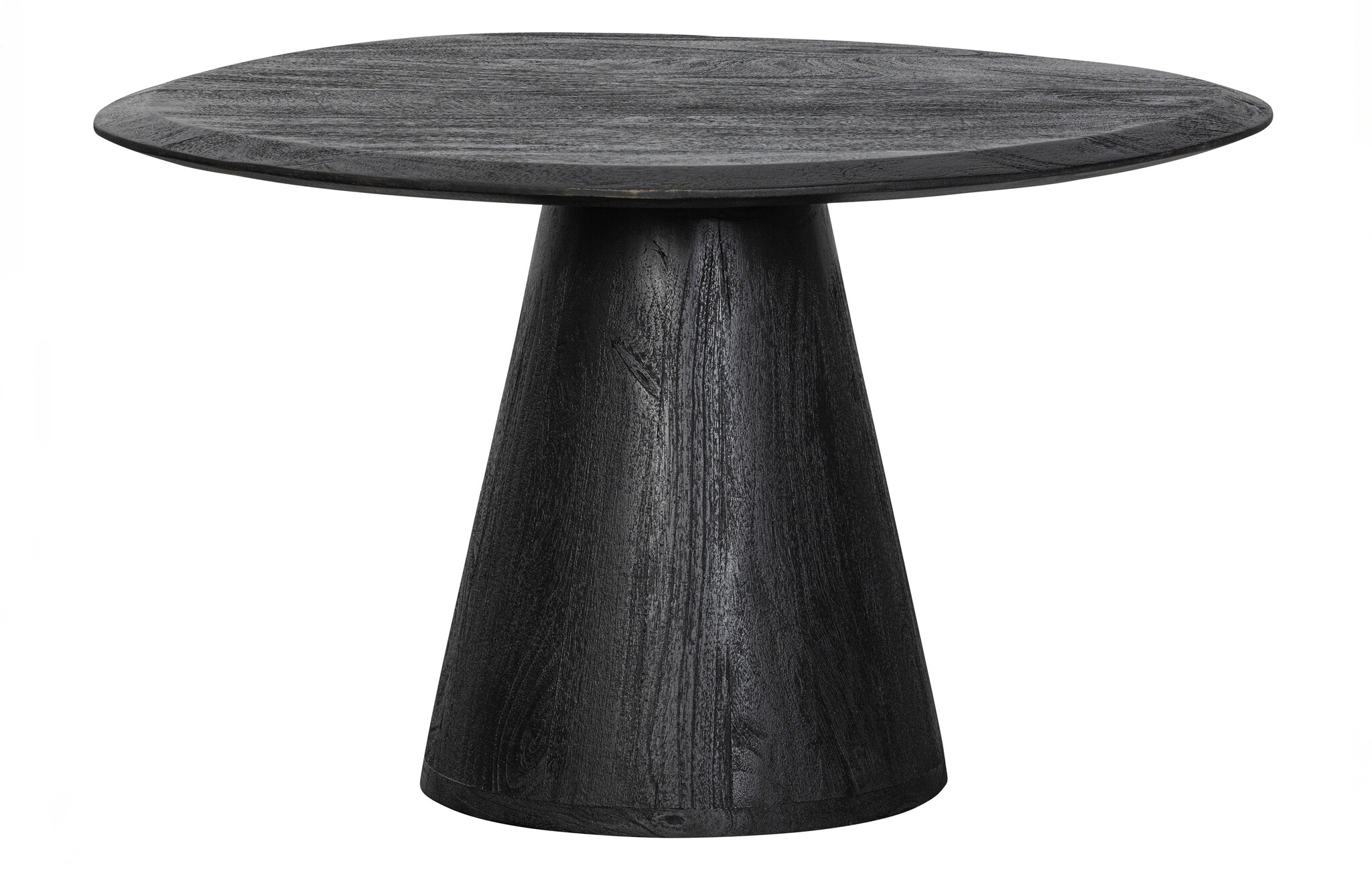 BePureHome-collectie Posture Salontafel Hout Zwart Ø70cm