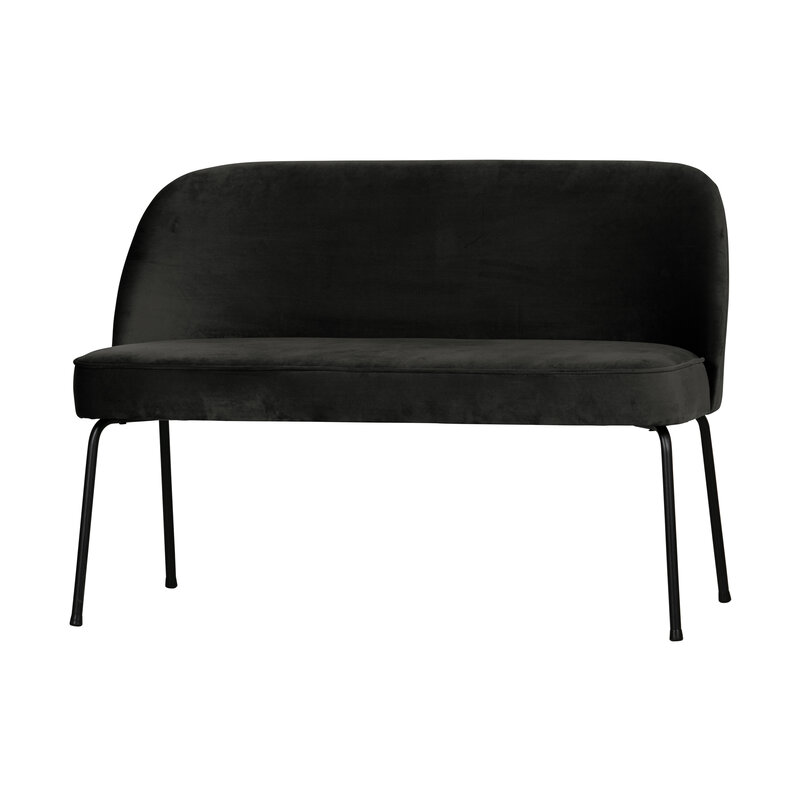 WOOOD-collectie Vogue Eetbank Fluweel Zwart