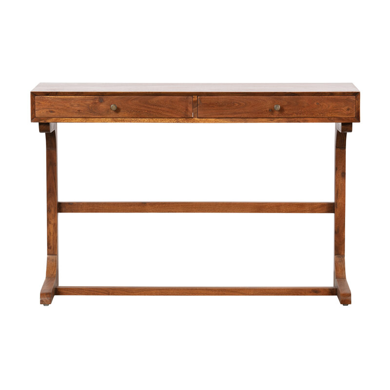 BePureHome-collectie Old School Bureau Hout Bruin