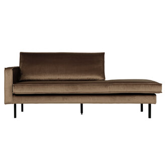 WOOOD Rodeo Daybed Left Velvet Taupe