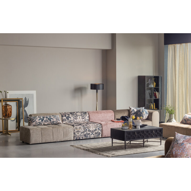 WOOOD-collectie Blackout Too Floor Lamp Metal Black//brass