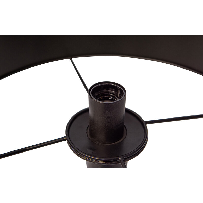 WOOOD-collectie Blackout Too Staande Lamp Metaal Zwart/brass