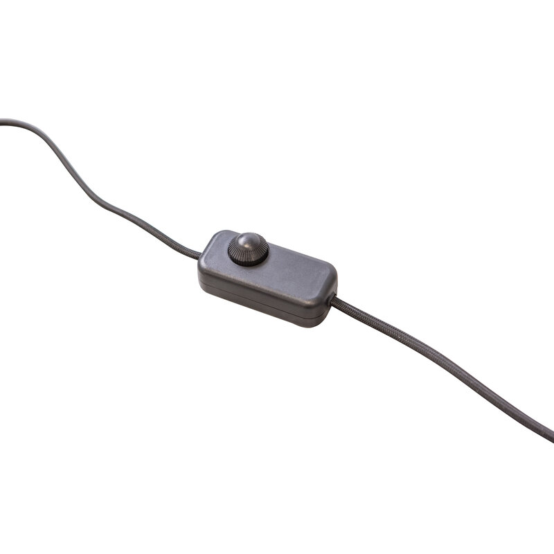 WOOOD-collectie Blackout Too Staande Lamp Metaal Zwart/brass