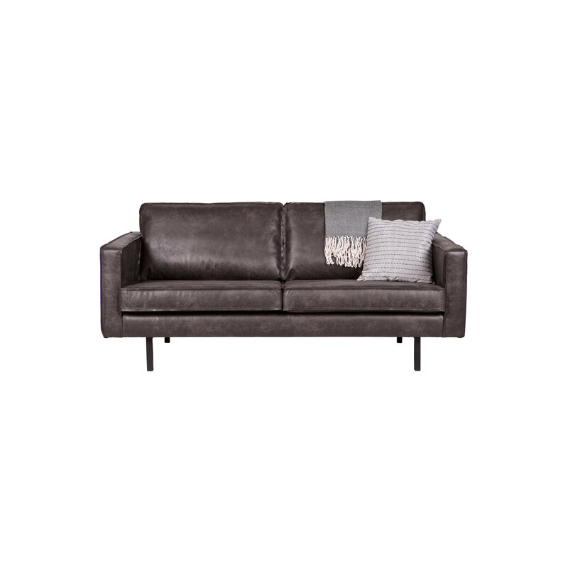WOOOD-collectie Rodeo Bank 2,5-zits Zwart