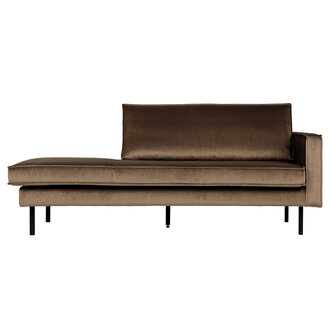 BePureHome Rodeo Daybed Right Velvet Taupe