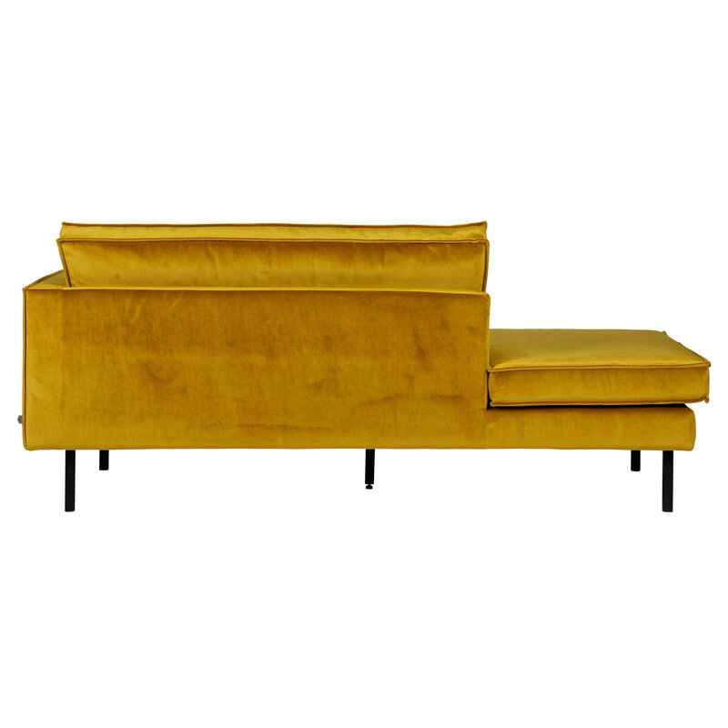 BePureHome-collectie Rodeo Daybed Right Velvet Oker