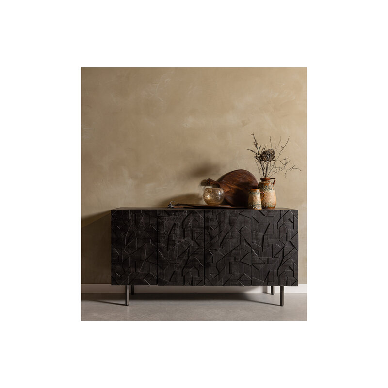 BePureHome-collectie Counter Sideboard Wood Black