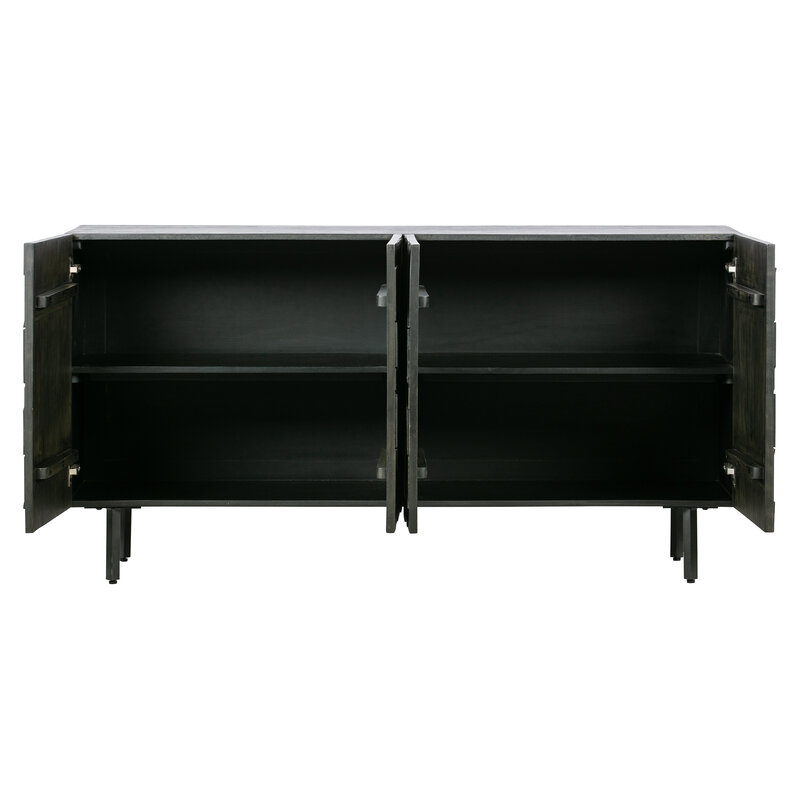 BePureHome-collectie Counter Sideboard Wood Black