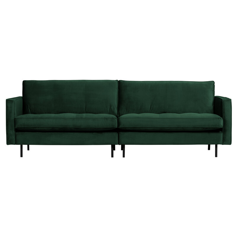 WOOOD-collectie Rodeo Classic Bank 3-zits Velvet Green Forest