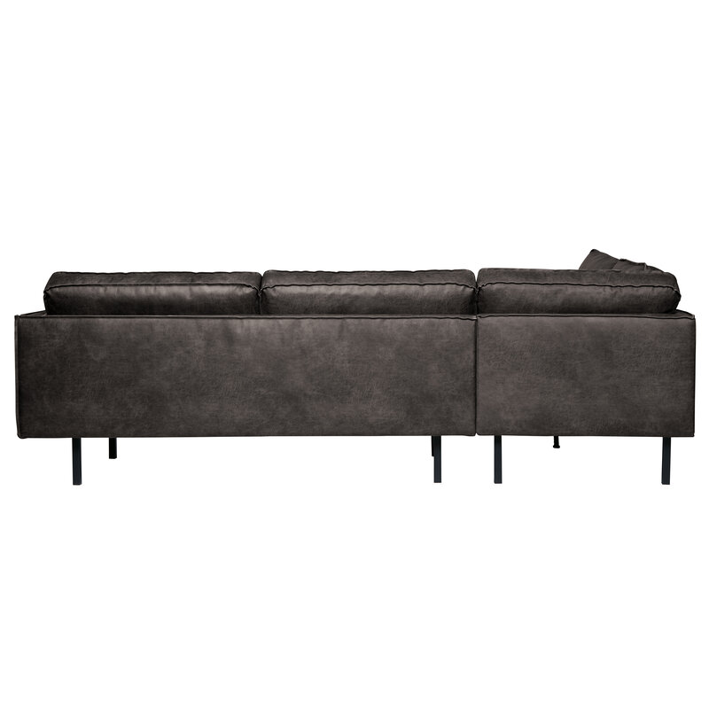 WOOOD-collectie Rodeo Hoekbank Links Zwart