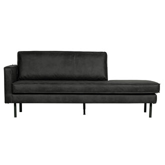 WOOOD Rodeo Daybed Left Zwart