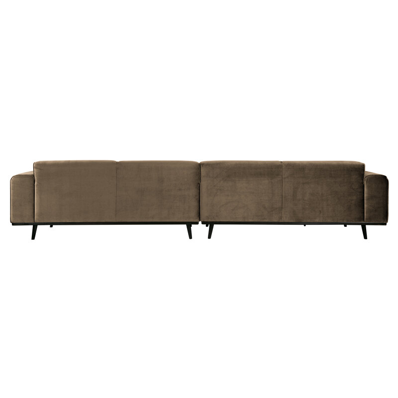 WOOOD-collectie Statement Xl 4-zits Bank 372 Cm Fluweel Taupe