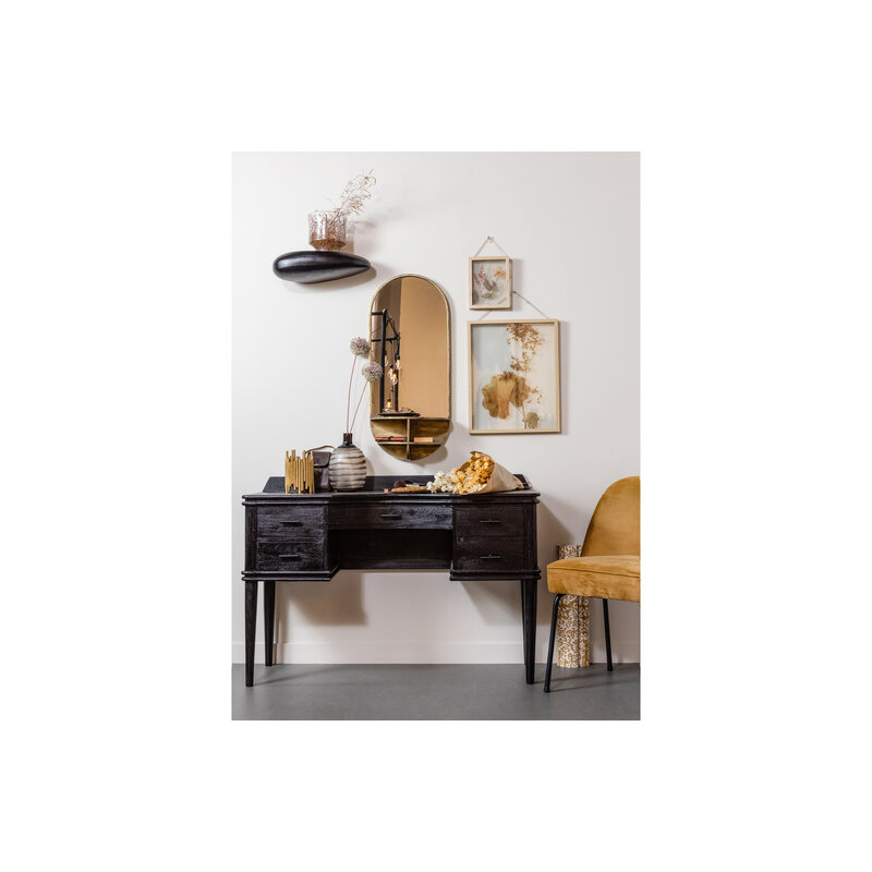 BePureHome-collectie Boudoir Kaptafel Hout Zwart