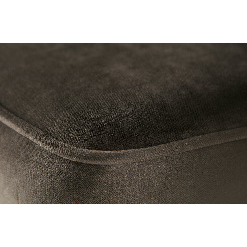 WOOOD-collectie Statement Xl 4-seater 372 Cm Velvet Dark Green Hunter