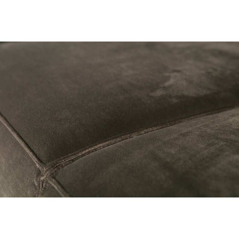WOOOD-collectie Statement 4-seater 280 Cm Velvet Dark Green