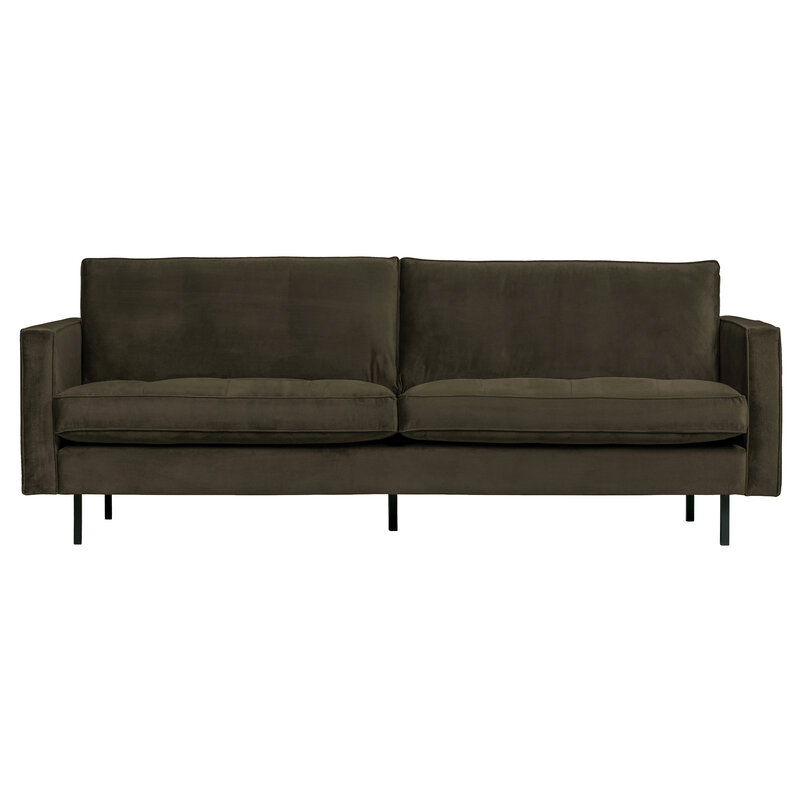 WOOOD-collectie Rodeo Classic Sofa 2,5-seater Velvet Dark Green Hunter