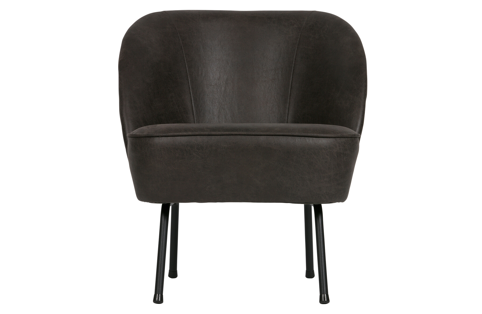 BePureHome-collectie Vogue Fauteuil Leer Zwart