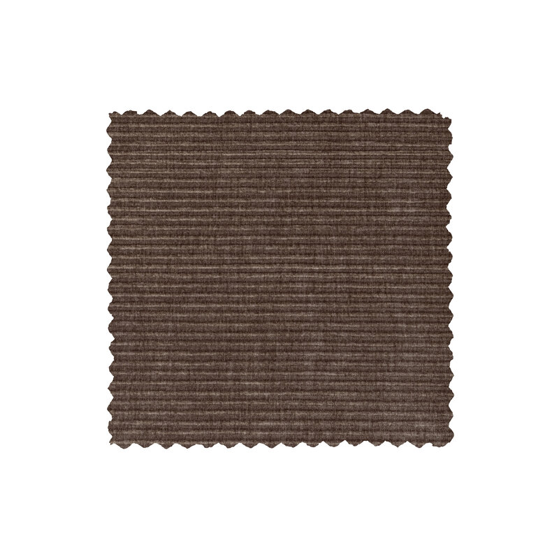 BePureHome-collectie Statement Hoekbank Links Platte Brede Rib Taupe