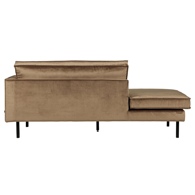 WOOOD-collectie Rodeo Daybed Right Velvet Taupe
