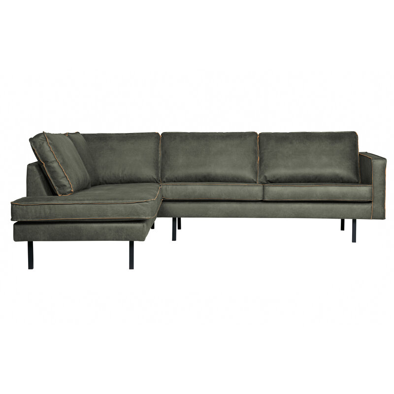 WOOOD-collectie Rodeo Hoekbank Links Army