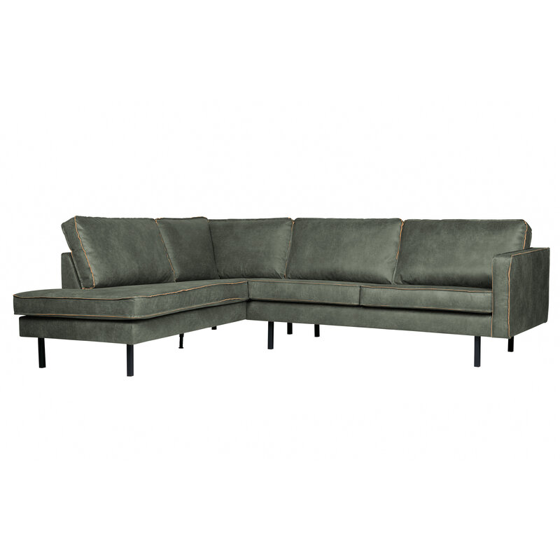 WOOOD-collectie Rodeo Hoekbank Links Army